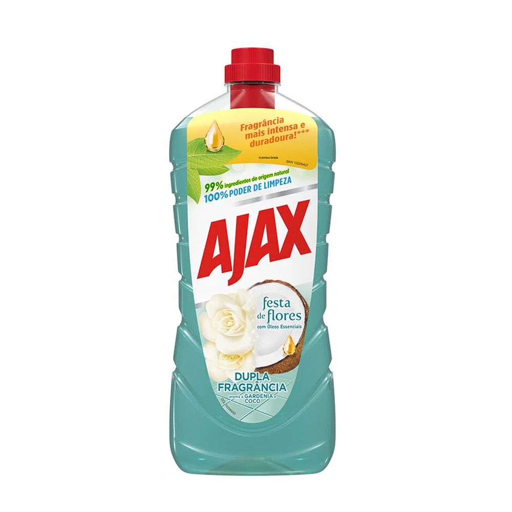  - Detergente Ajax Festa de Flores Côco 1.25L (1)