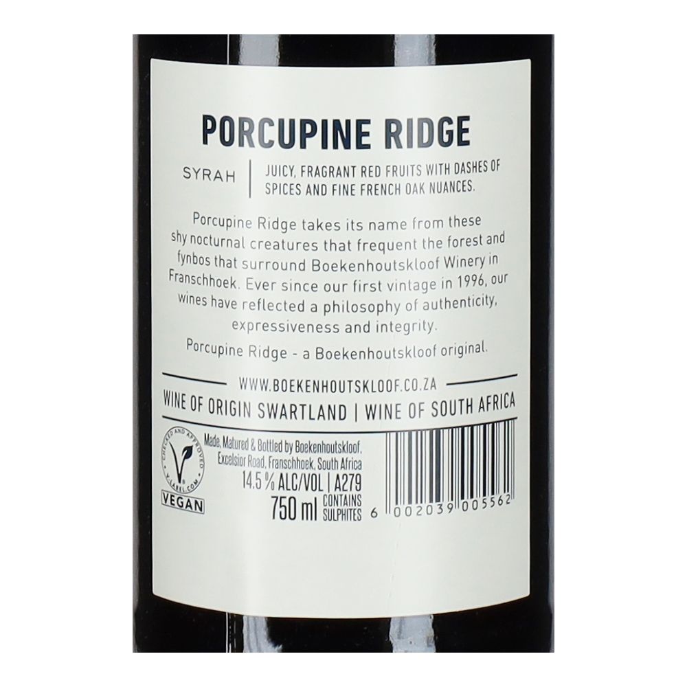  - Porcupine Ridge Syrah Red Wine 75cl (2)