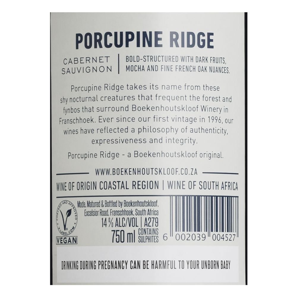  - Porcupine Ridge Cabernet Red Wine 75cl (2)