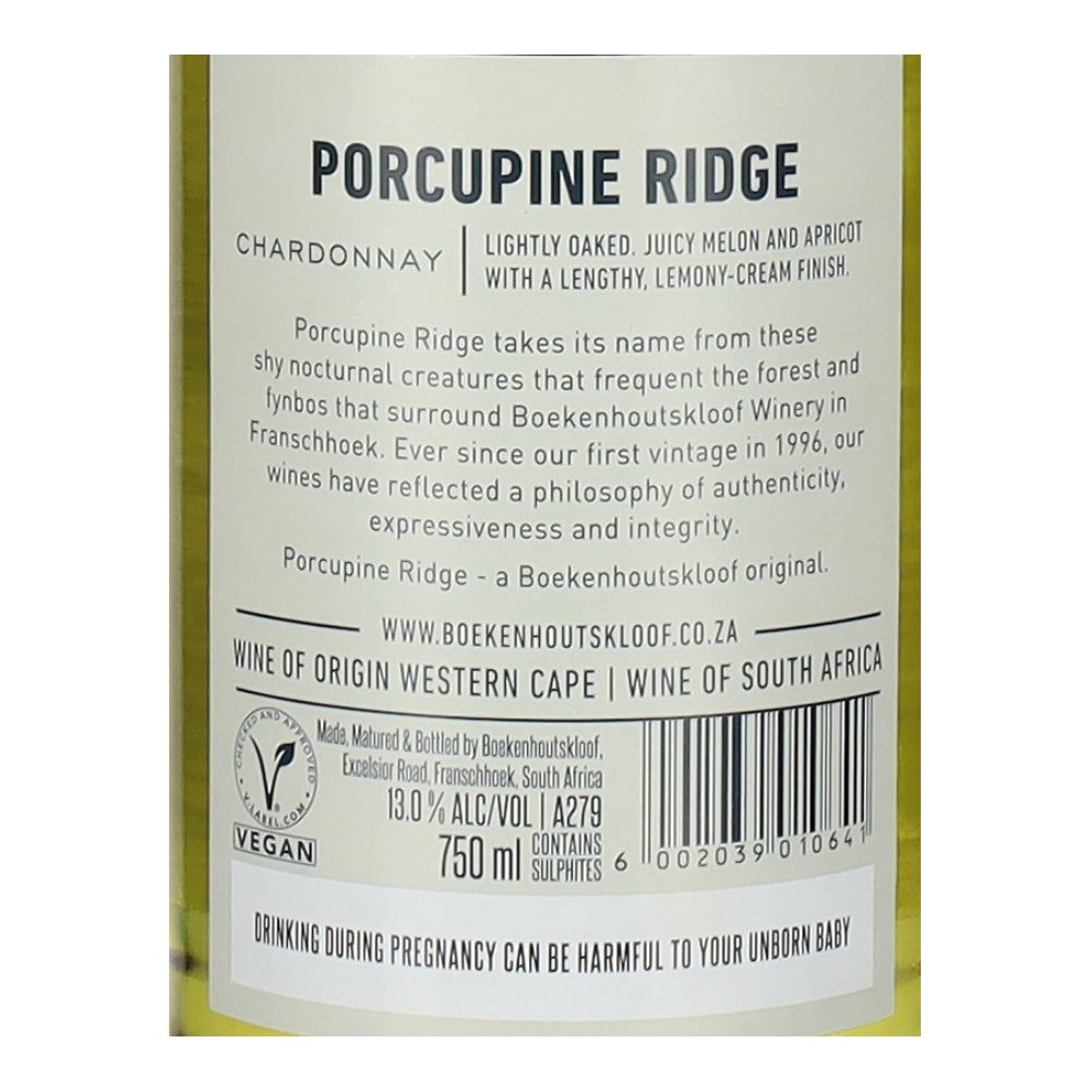  - Porcupine Ridge Chardonnay White Wine 75cl (2)