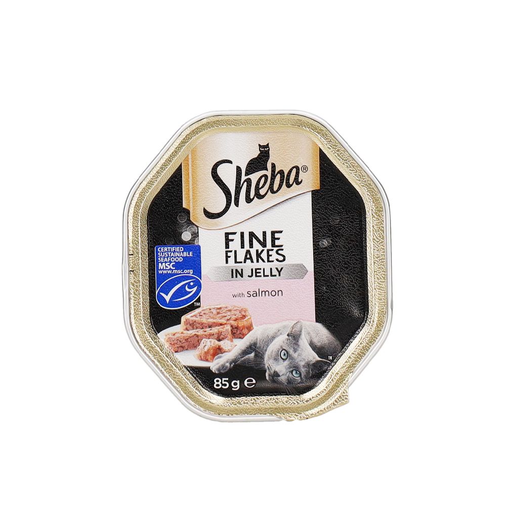  - Sheba Thin Salmon Fillets Cat Food 85g (1)