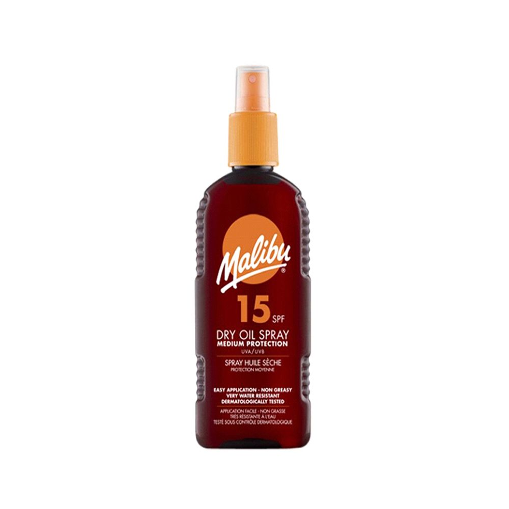  - Malibu Dry Sun Oil FP15 Spray 200ml (1)