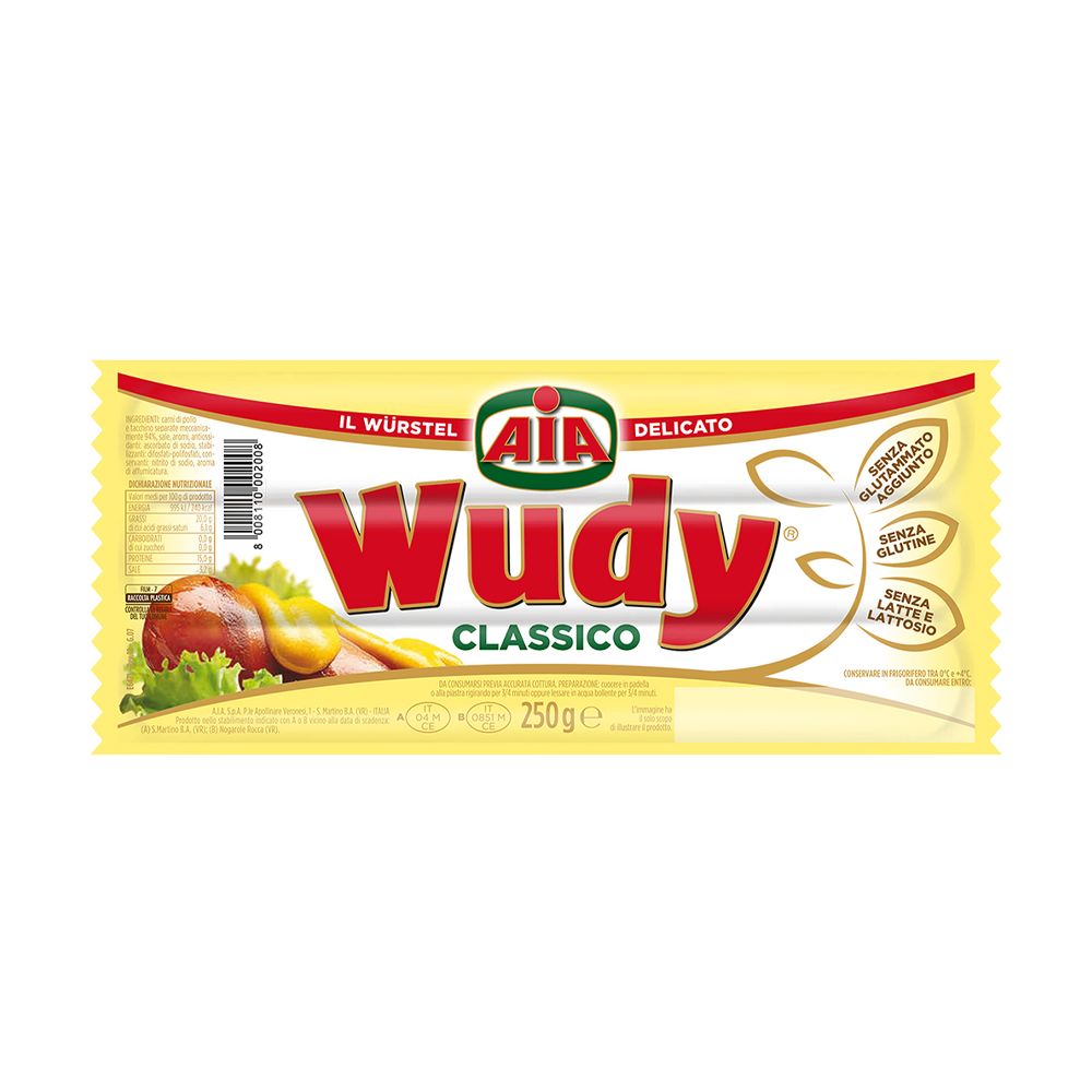  - Wudy Classic Gluten Free Sausage 250g (1)