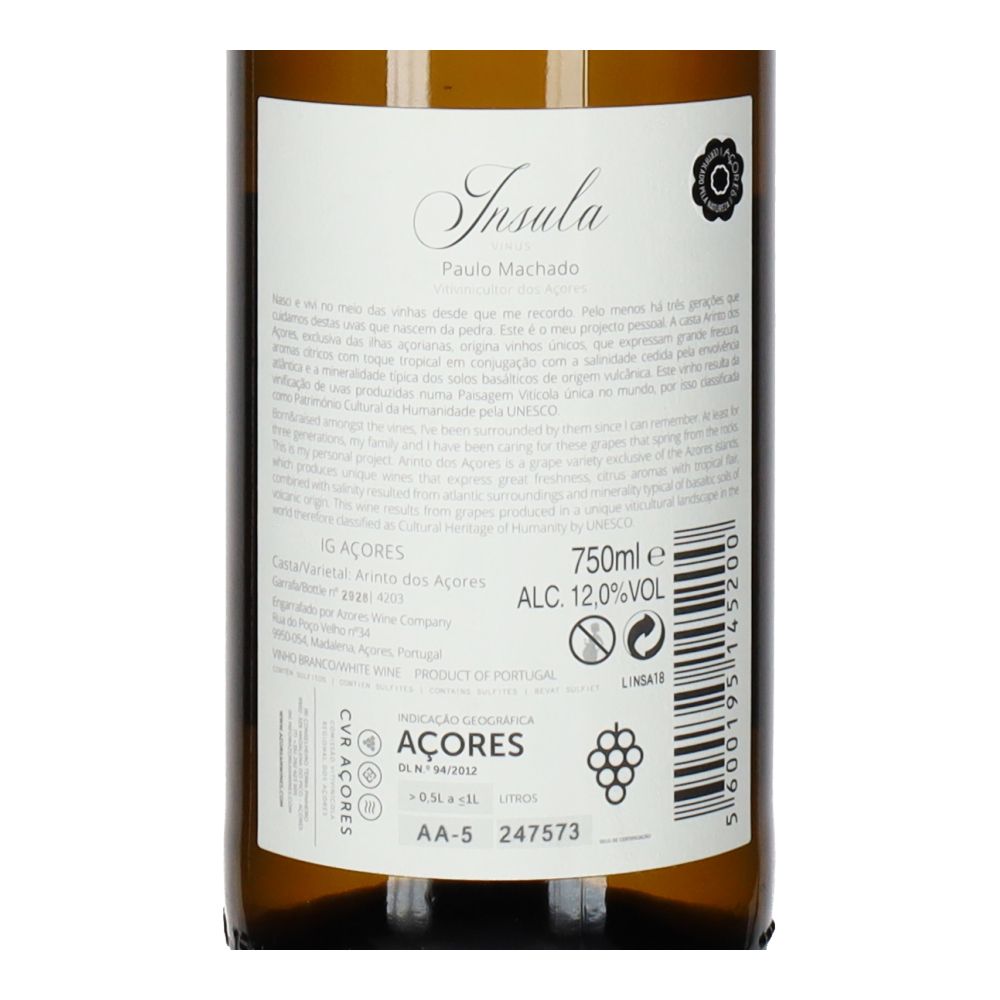  - Insula Arinto White Wine 75cl (2)