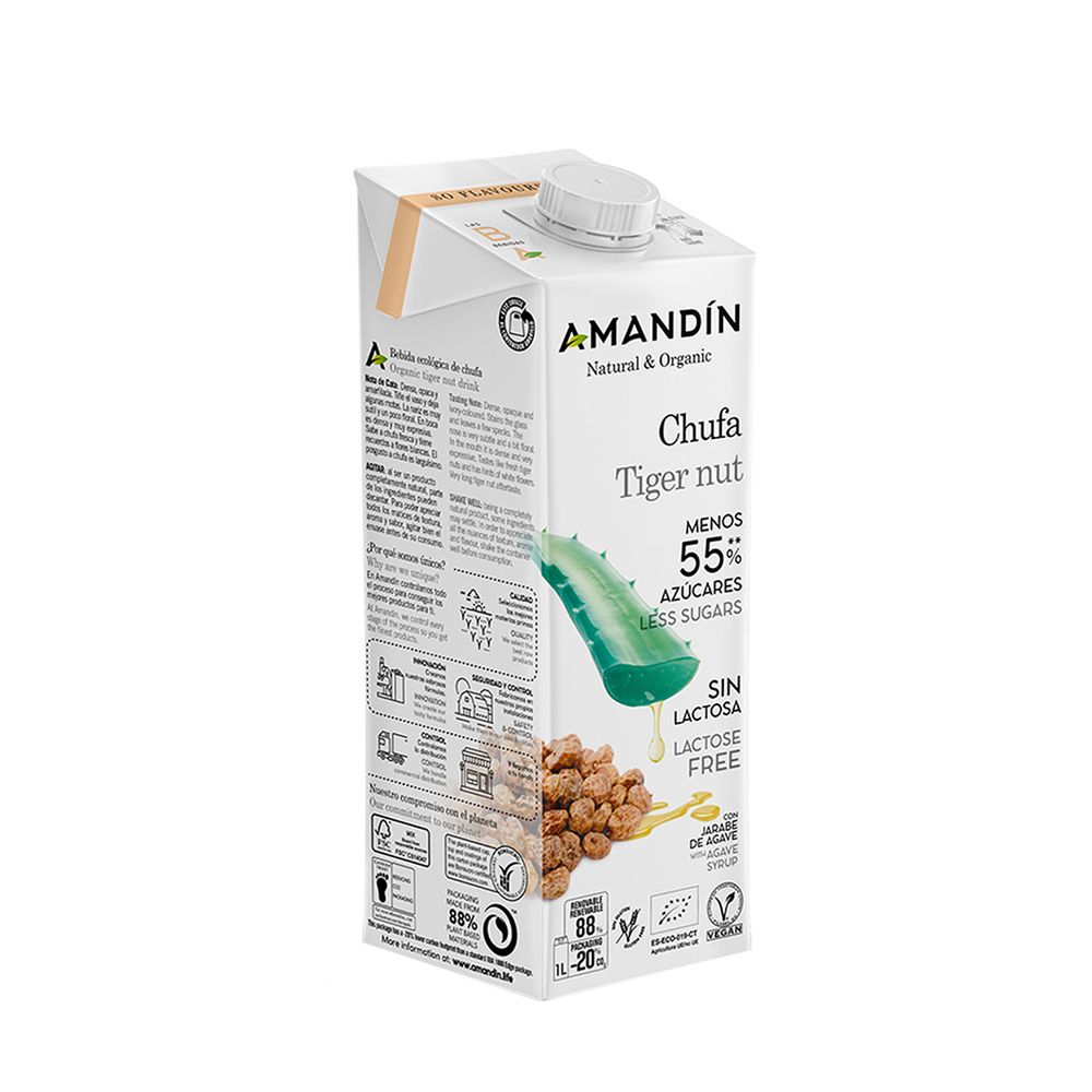  - Amandin Organic Tiger Nut Horchata Drink 1L (1)