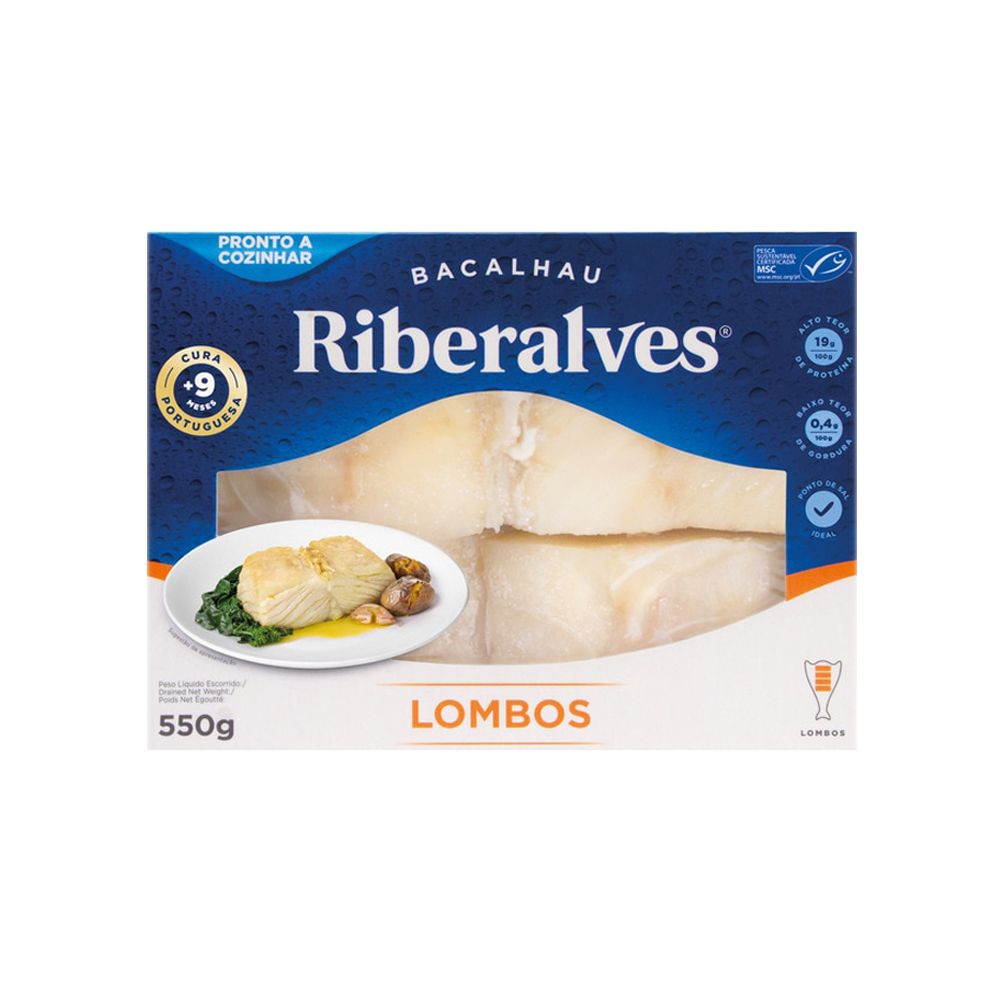  - Bacalhau Lombos Riberalves 550g (2)