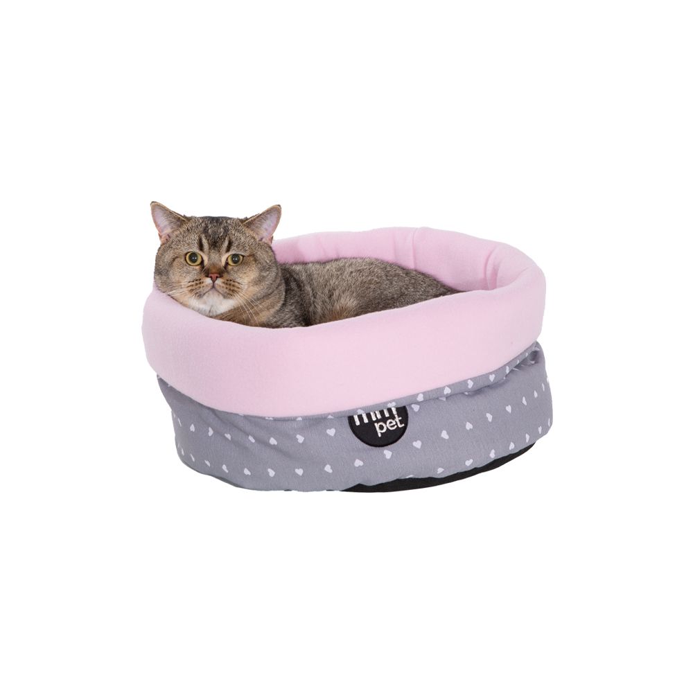  - Mmpet Meow Pink Round Bed (1)