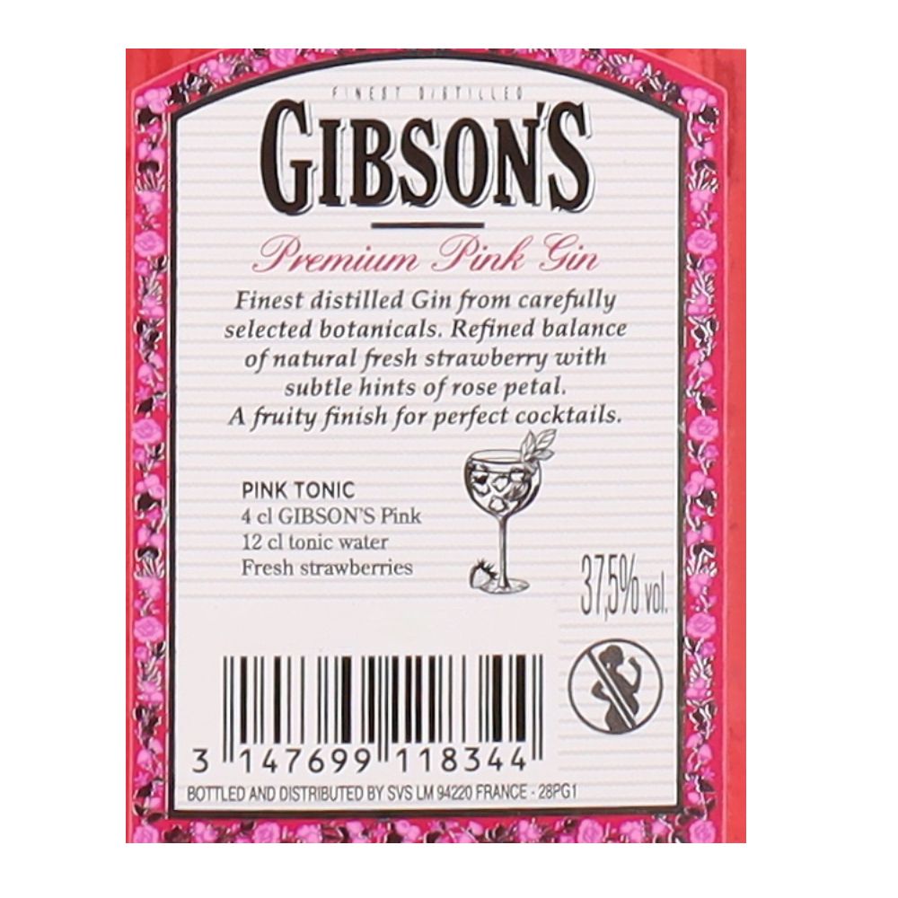  - Gibsons Pink Gin 70cl (2)