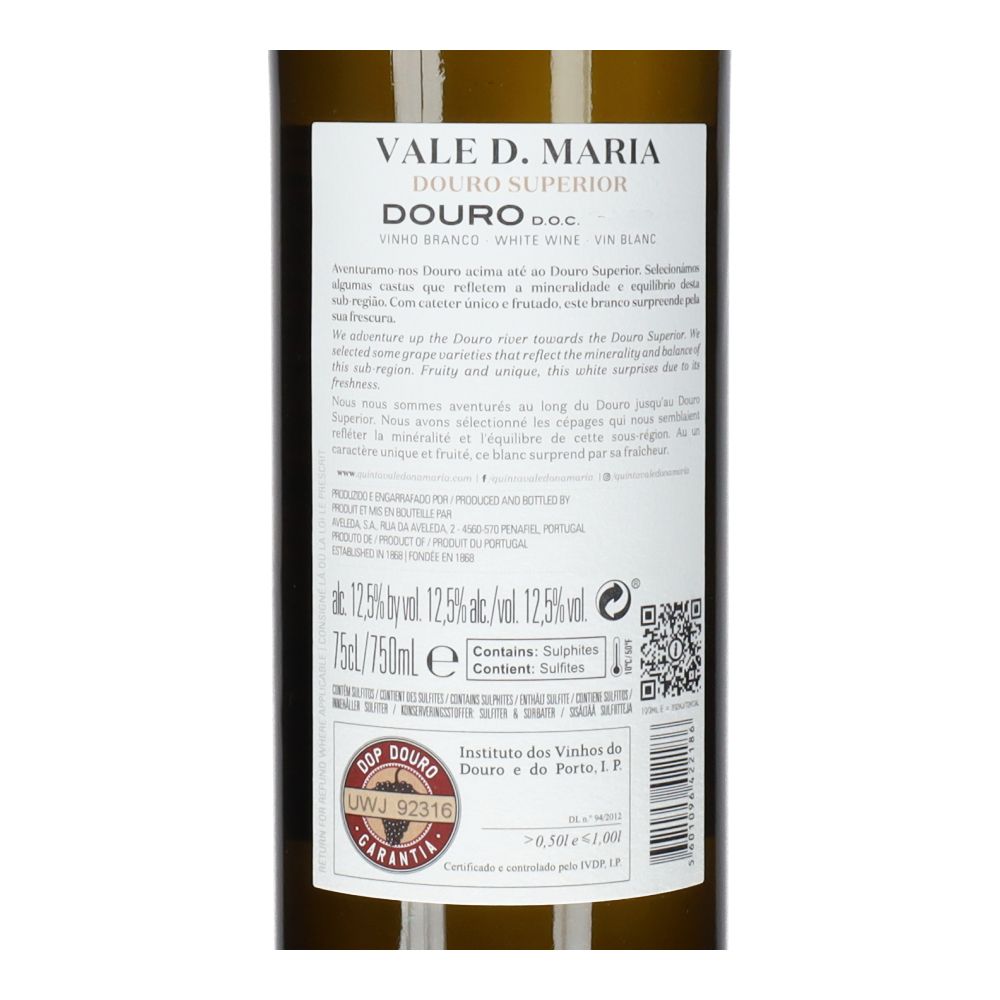 - Vinho Branco Vale Dona Maria Superior 75cl (2)
