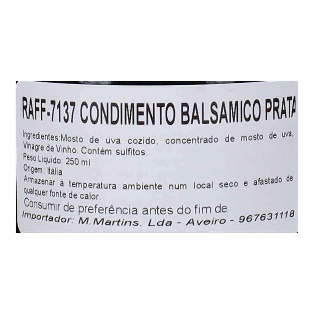  - Vinagre Balsâmico Modena Bals Raffaelli IGP 250ml (2)