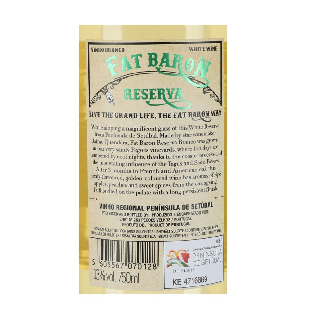  - Fat Baron Reserve White Wine 75cl (2)