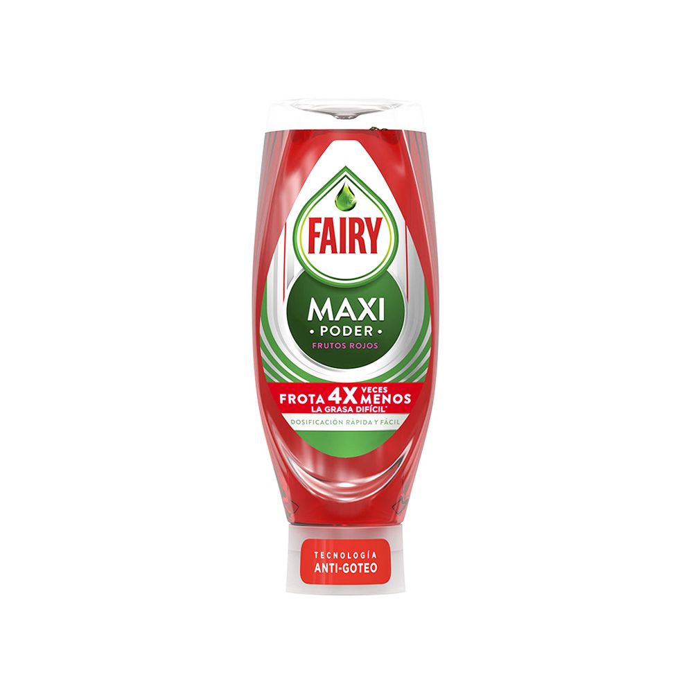  - Fairy Maxi Power Red Fruit Hand Detergent 640ml (1)