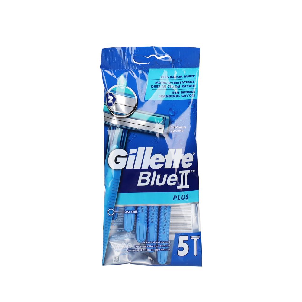  - Gilette Blue II Plus Blade 5un (1)