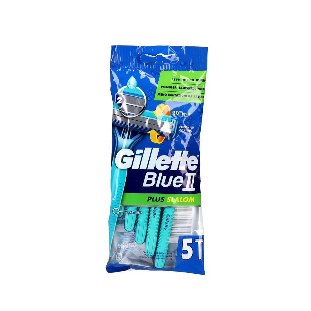  - Gilette Blue II Slalom Blade 5un (1)