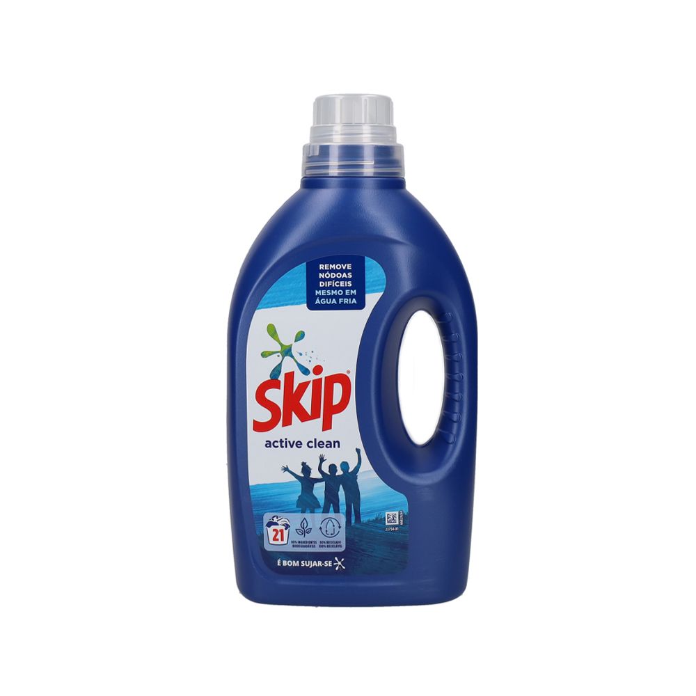  - Detergente Líquido Skip Máquina Active Clean 21D=945ML (1)