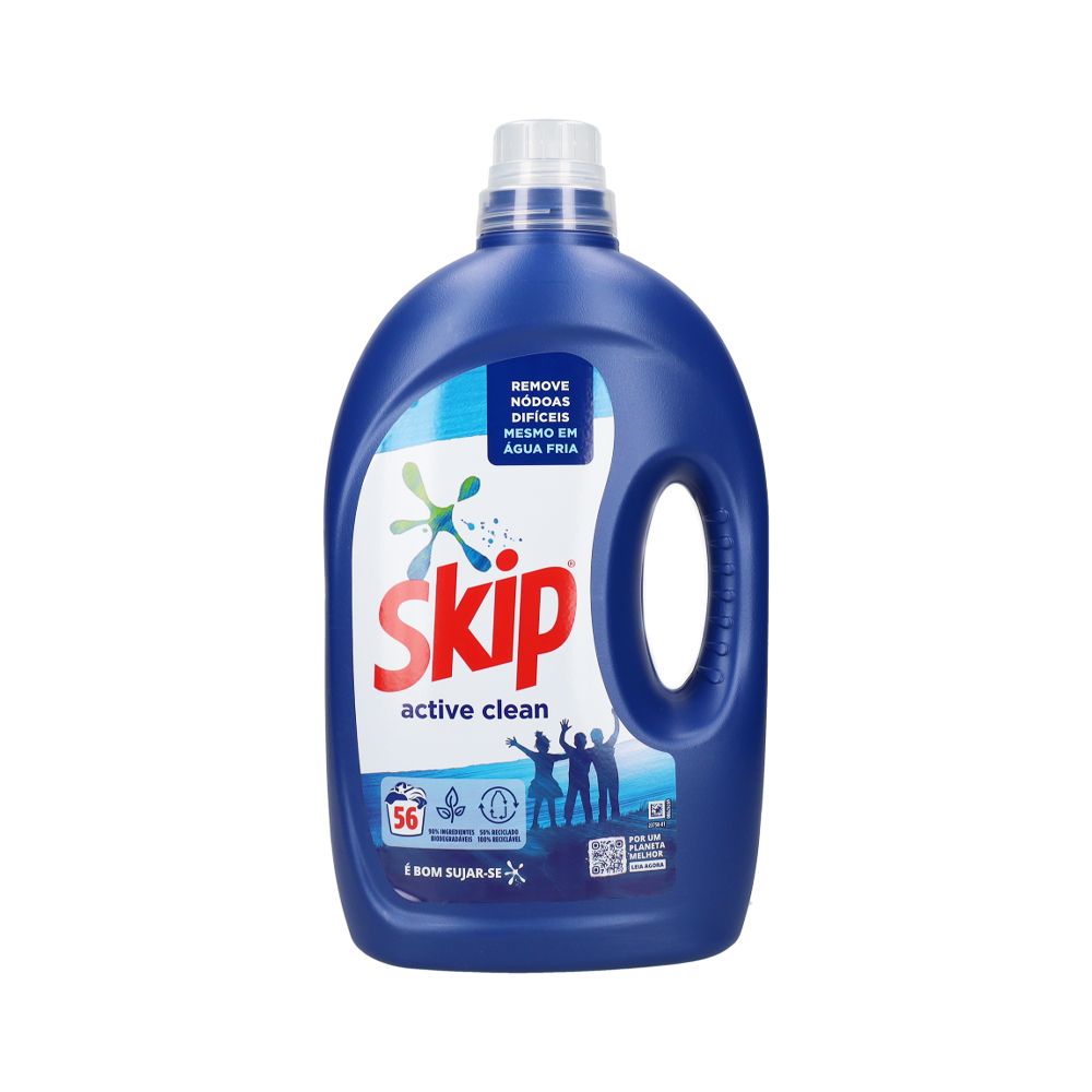  - Detergente Líquido Skip Máquina Active Clean 56D=2.52L (1)