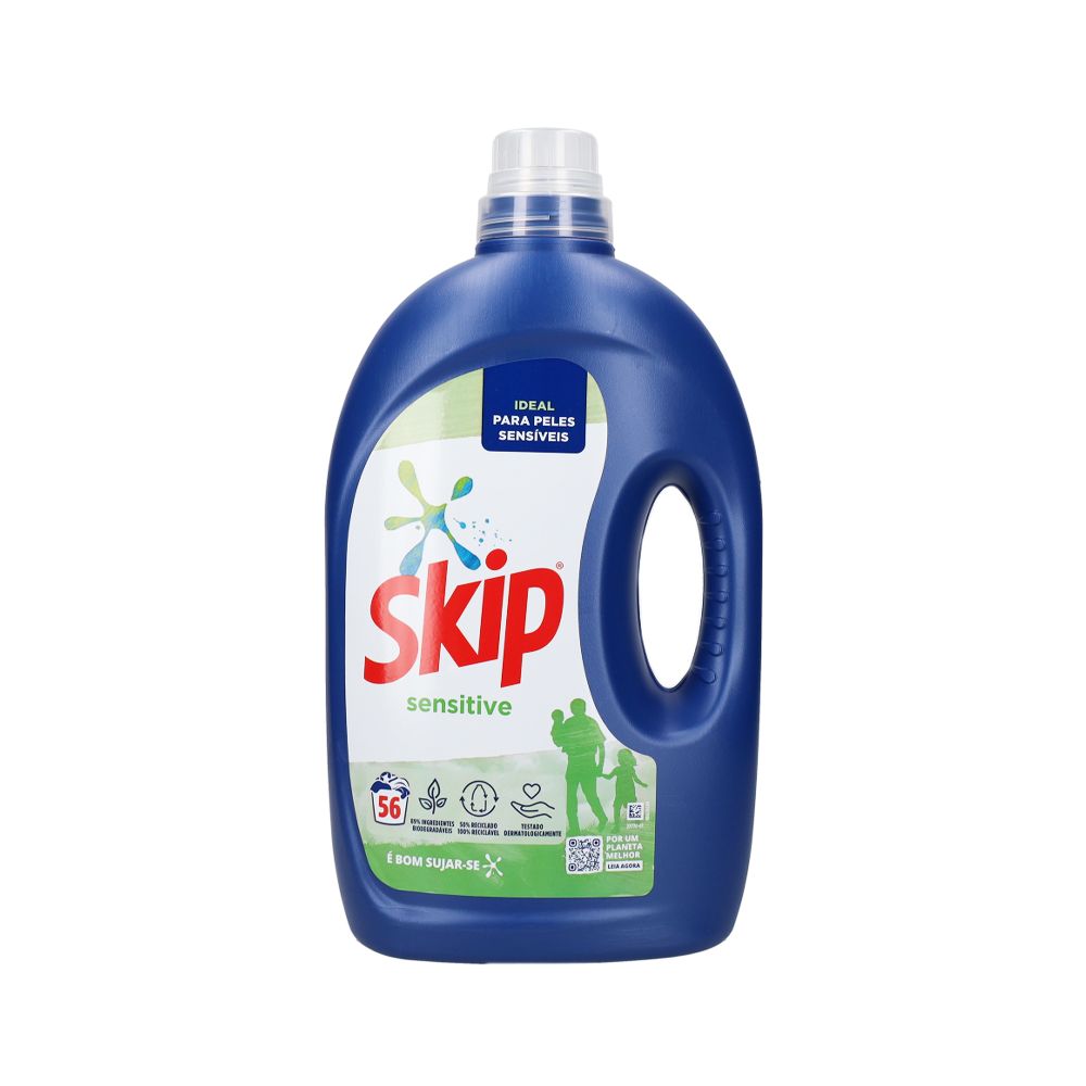 - Detergente Líquido Skip Máquina Sensitive 56D=2.52L (1)