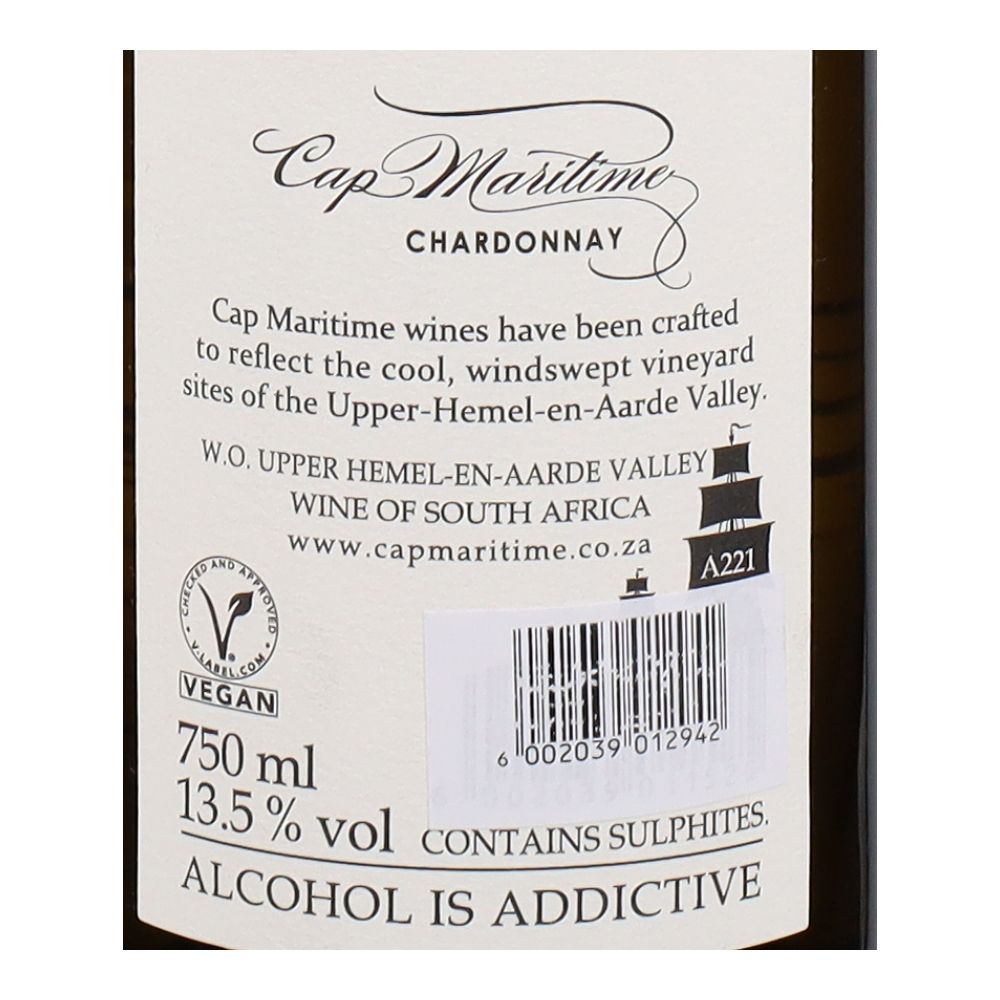  - Vinho Branco Cap Maritime Coastal Chardonnay 75cl (2)