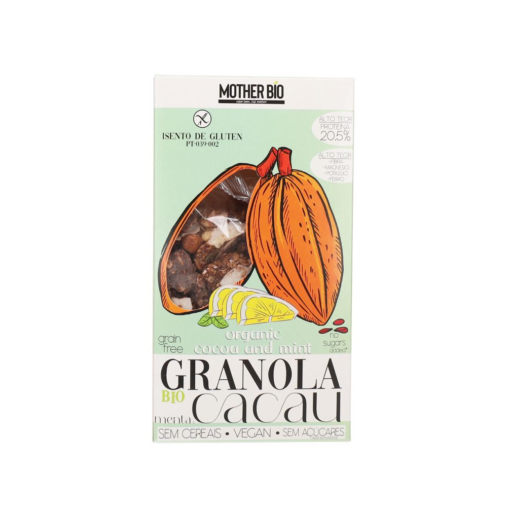  - Mother Bio Granola Cocoa Mint Cereal Free 350g (1)