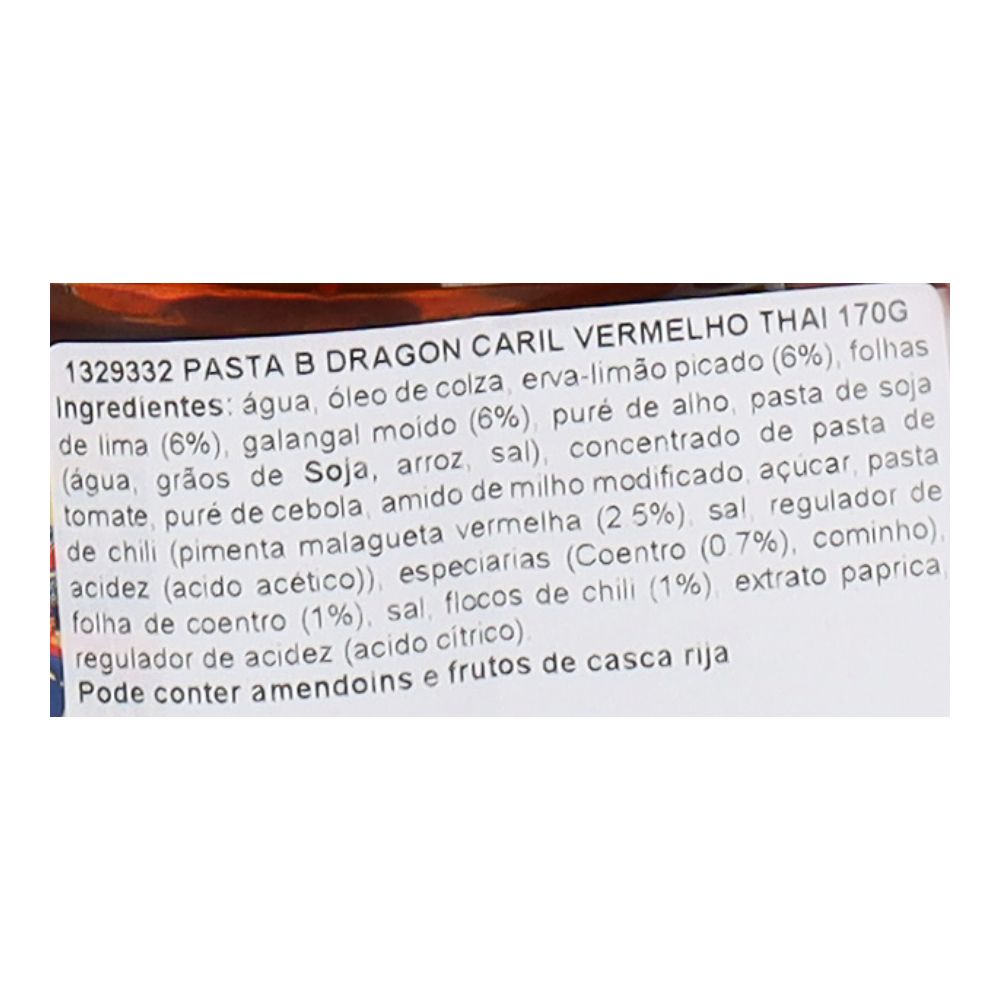  - Pasta B Dragon Caril Vermelho Thai 170g (2)