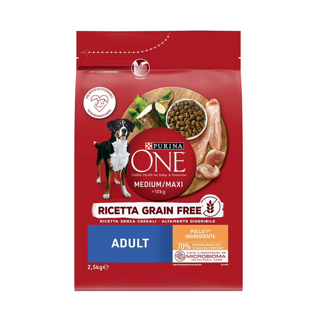  - Purina One Dog Medium Maxi Cereal Free 2.5kg (1)