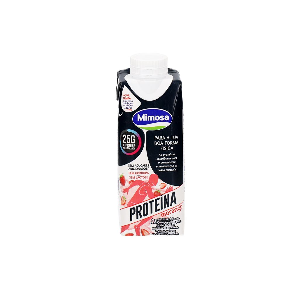  - Mimosa Protein Skimmed Milk Strawberry Drink 250ml (1)