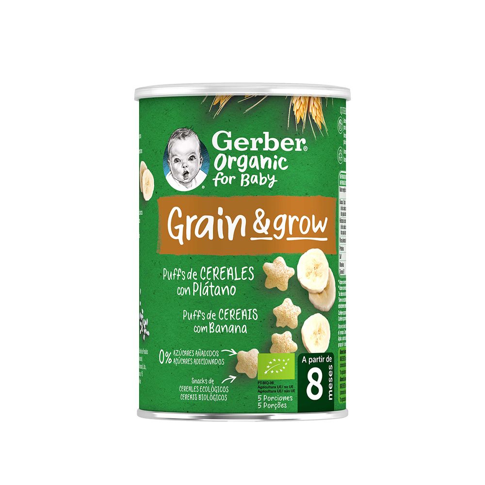  - Gerber Puffs Banana Organic Snack 35g (1)