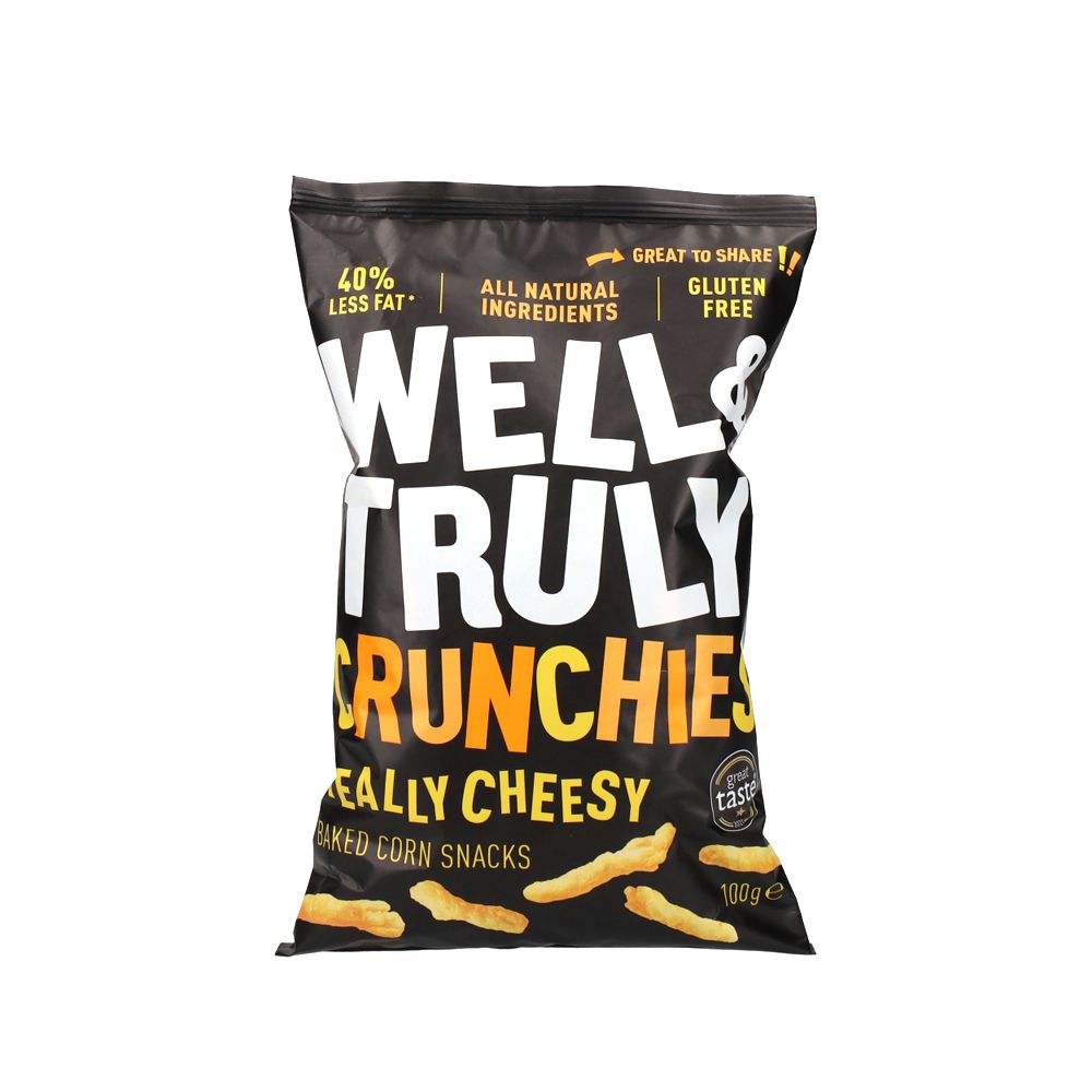  - Well&Trully Crunchies Cheese Snack 100g (1)