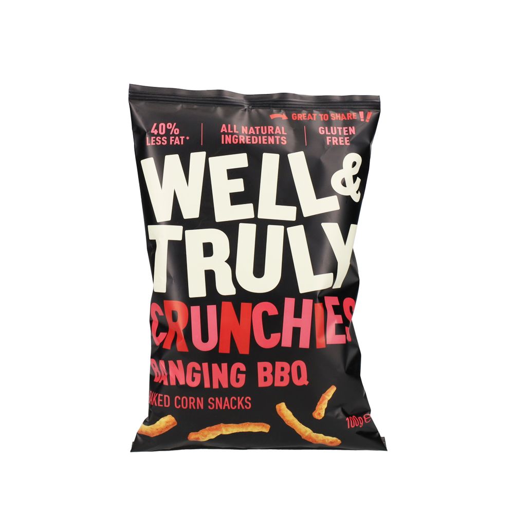  - Snack Well&Trully Crunchies BBQ 100g (1)
