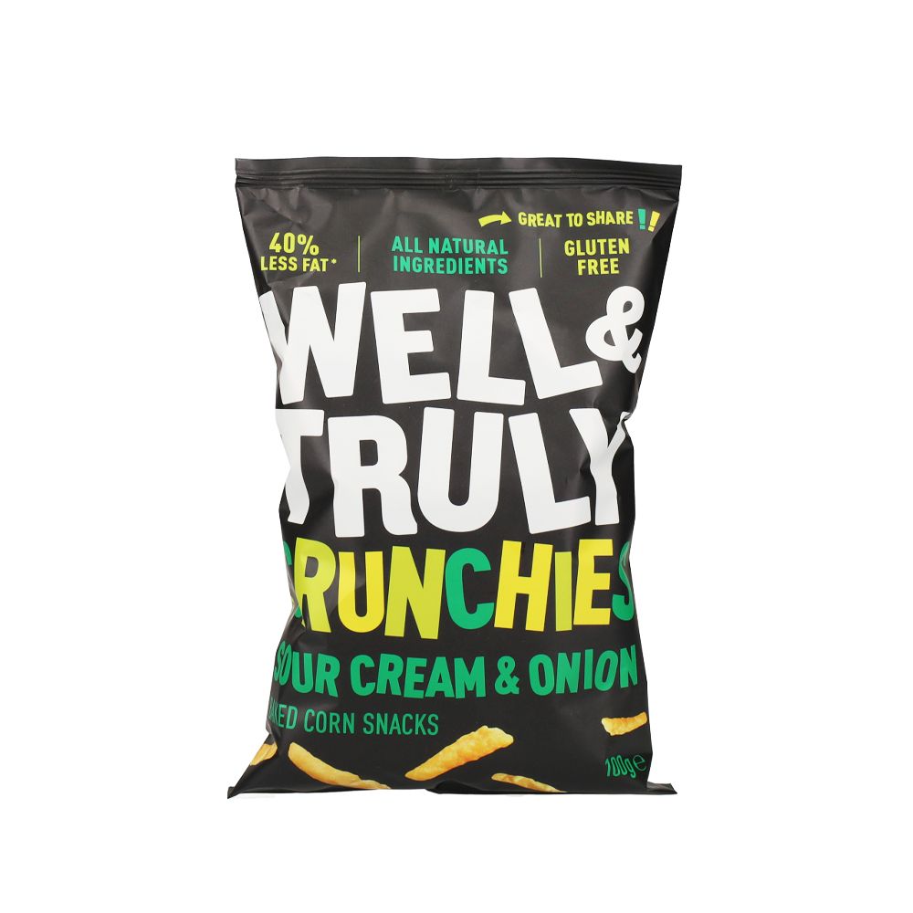  - Well&Trully Crunchies Olive Oil&Onion Snack 100g (1)