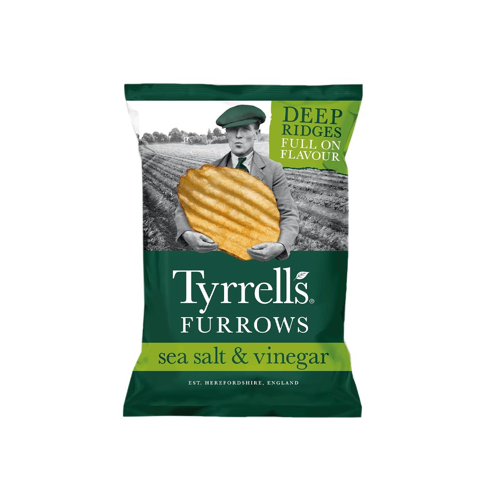  - Tyrrell`s Salt & Vinegar Wavy Fries 150g (1)