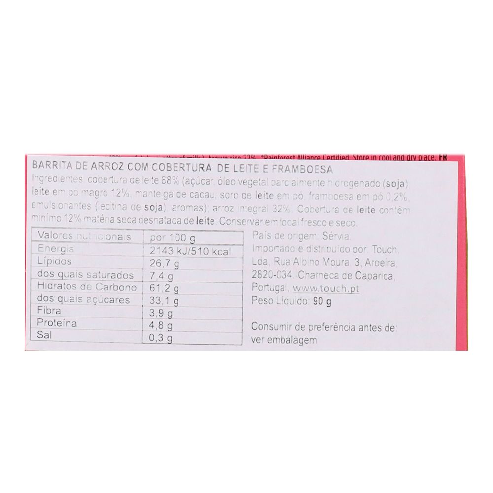  - Benlian White Chocolate&Raspberry Rice Bar 5x18g (2)