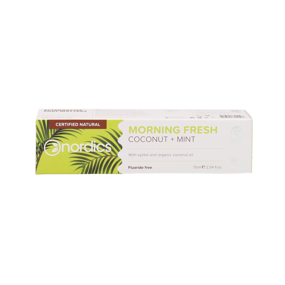  - Nordics Organic Anti Caries Coconut Mint Toothpaste 75ml (1)