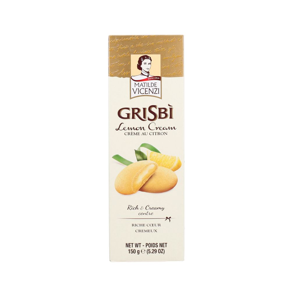  - Grisbi Lemon Stuffed Biscuits 150g (1)