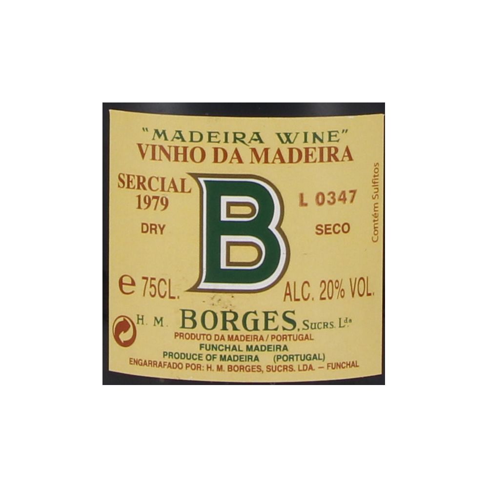  - Madeira Borges Sercial 1979 Wine 75cl (2)