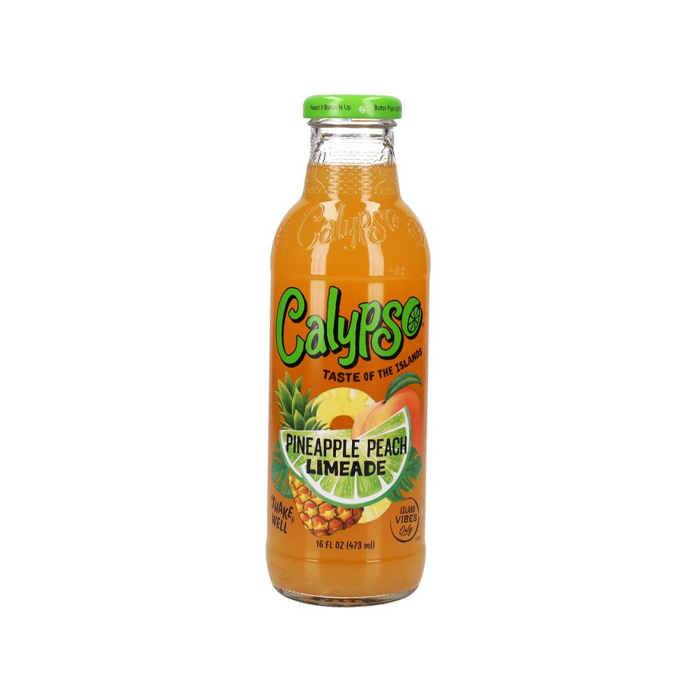  - Calypso Pineapple Peach Soda 473ml (1)