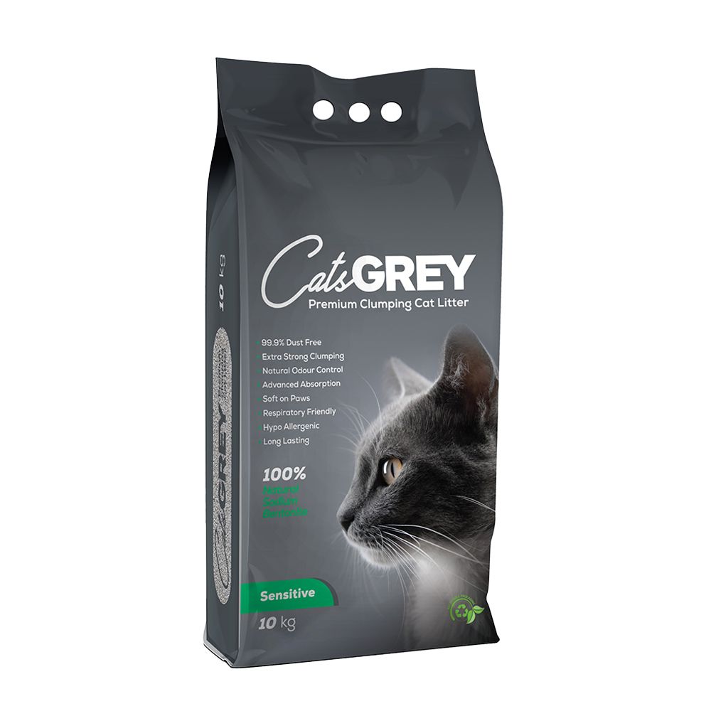  - Cats Gray Sensitive Cat Sand 10Kg (1)