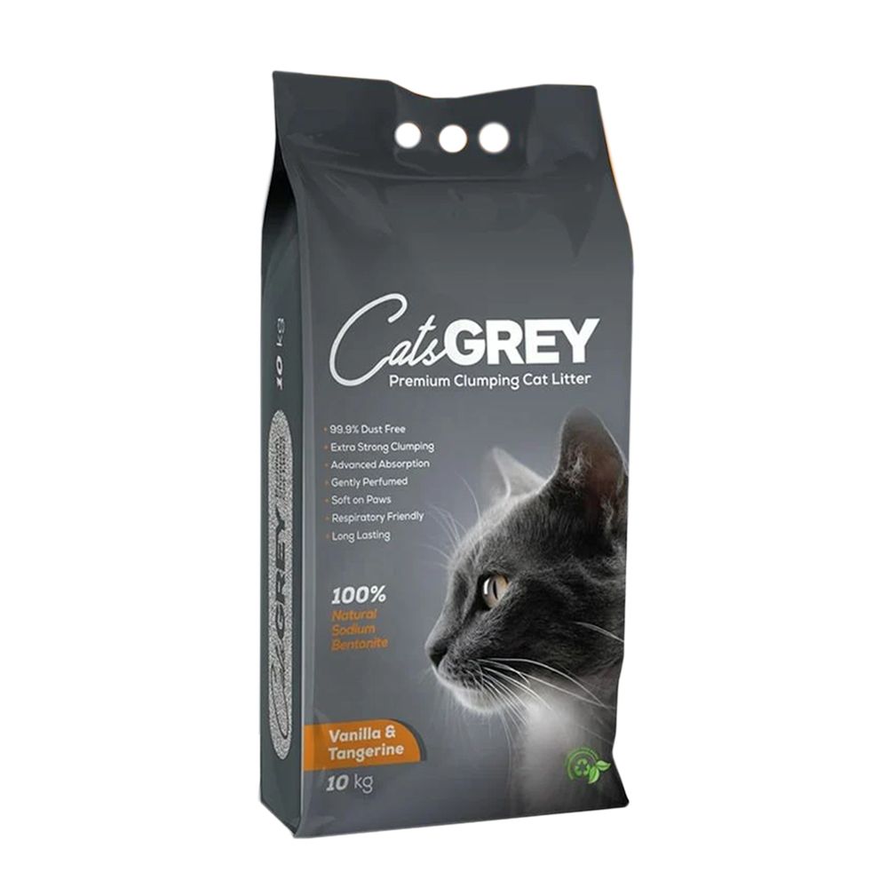  - Cats Gray Vanilla&Tangerine Cat Sand 10Kg (1)