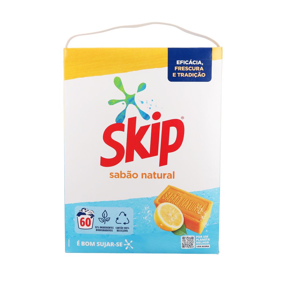  - Skip Natural Soap Detergent Powder 60D=3KG (1)