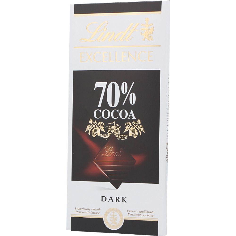 - Lindt Excellence 70% Chocolate 100g (1)