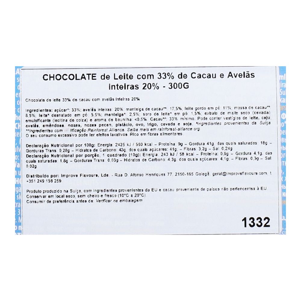  - Villars Milk Chocolate With Hazelnuts Tablet 300g (2)