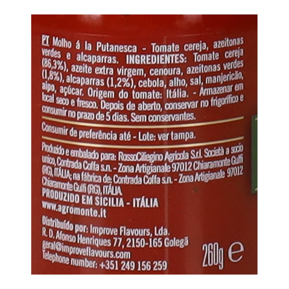  - Agromonte Puttanesca Sauce 260g (2)