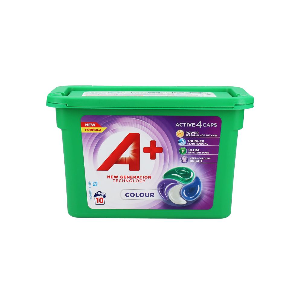 - Detergente A+ Cápsulas 4em1 Color 10D=220g (1)