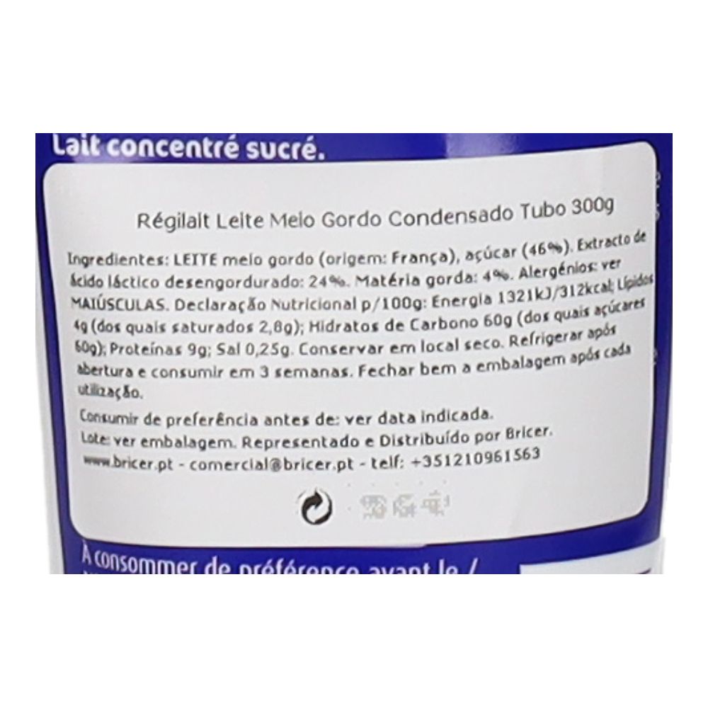  - Regilait Semi-skimmed Condensed Milk 300g (2)