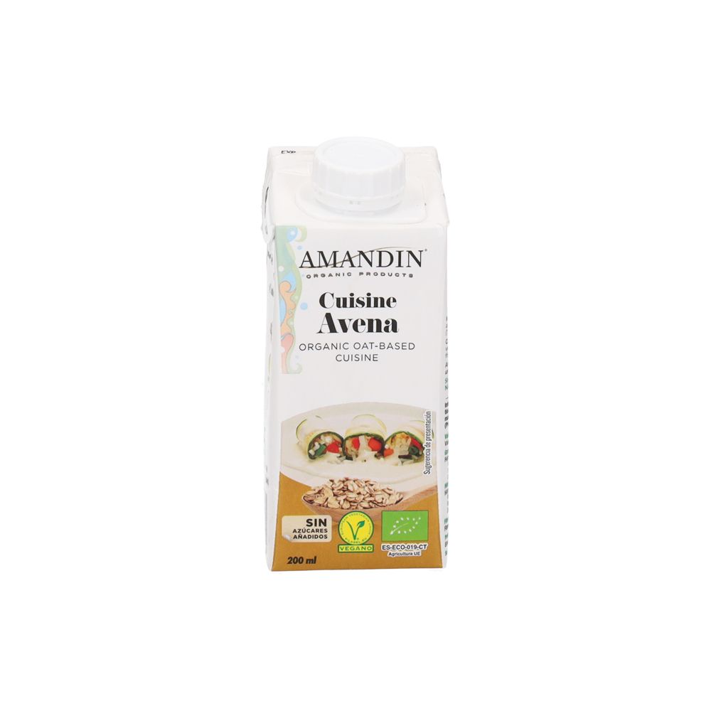  - Amandin Organic Culinary Oat Cream 200ml (1)