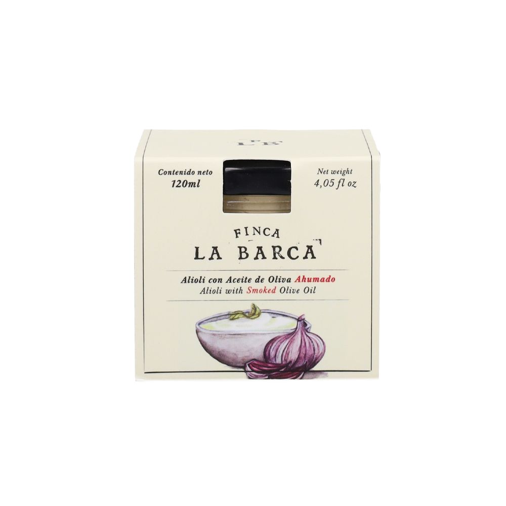  - Sauce Finca La Barca Garlic Smoked Olive Oil 120ml (1)