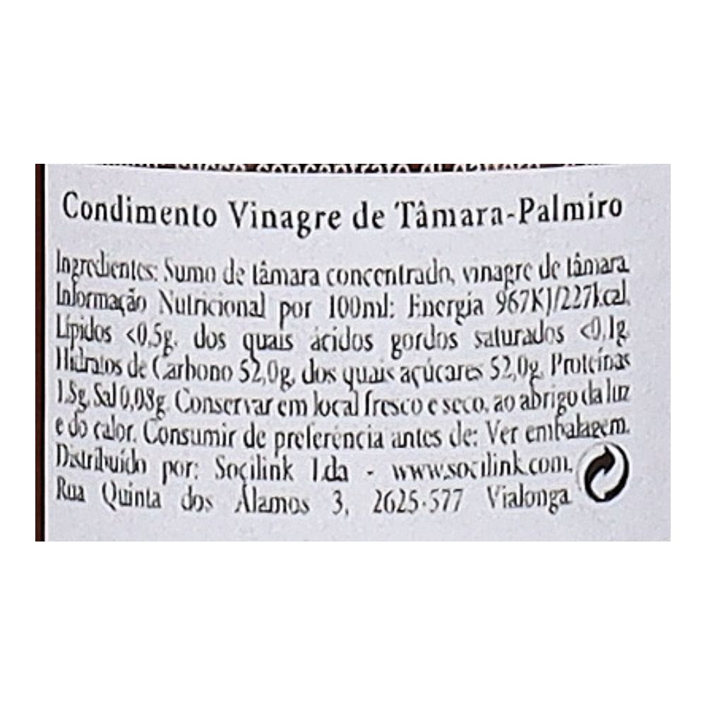  - Palmiro Date Vinegar Galateo 250ml (2)