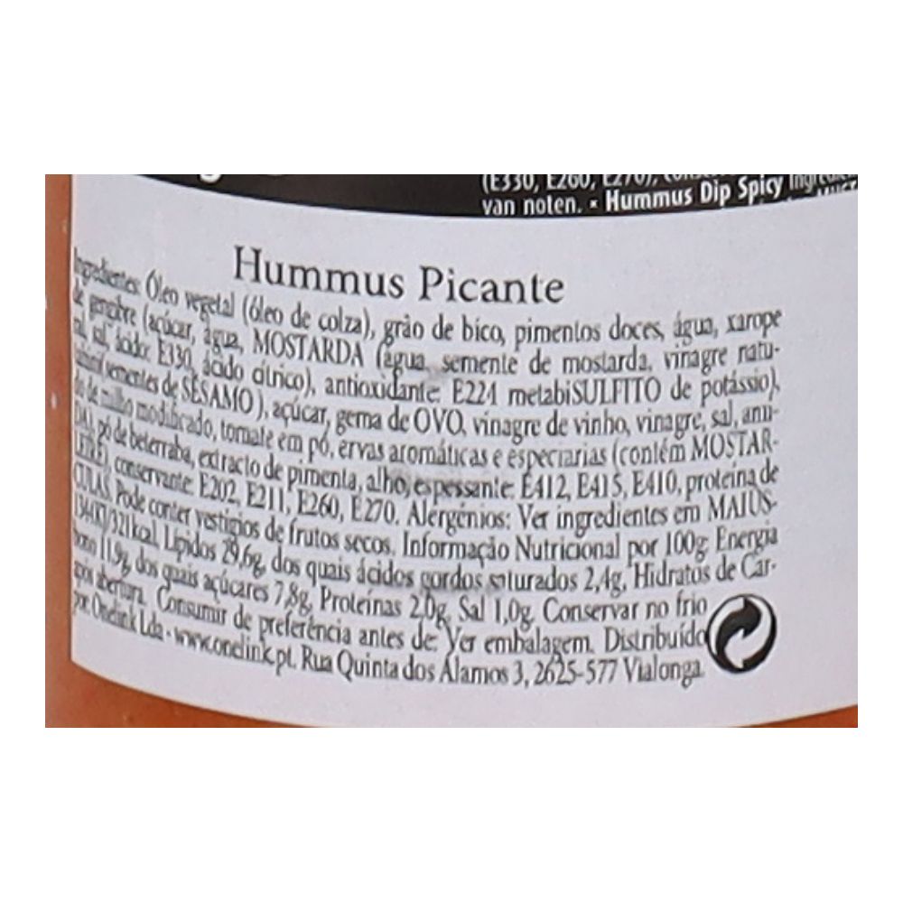  - Humus Delicious Picante 130g (2)
