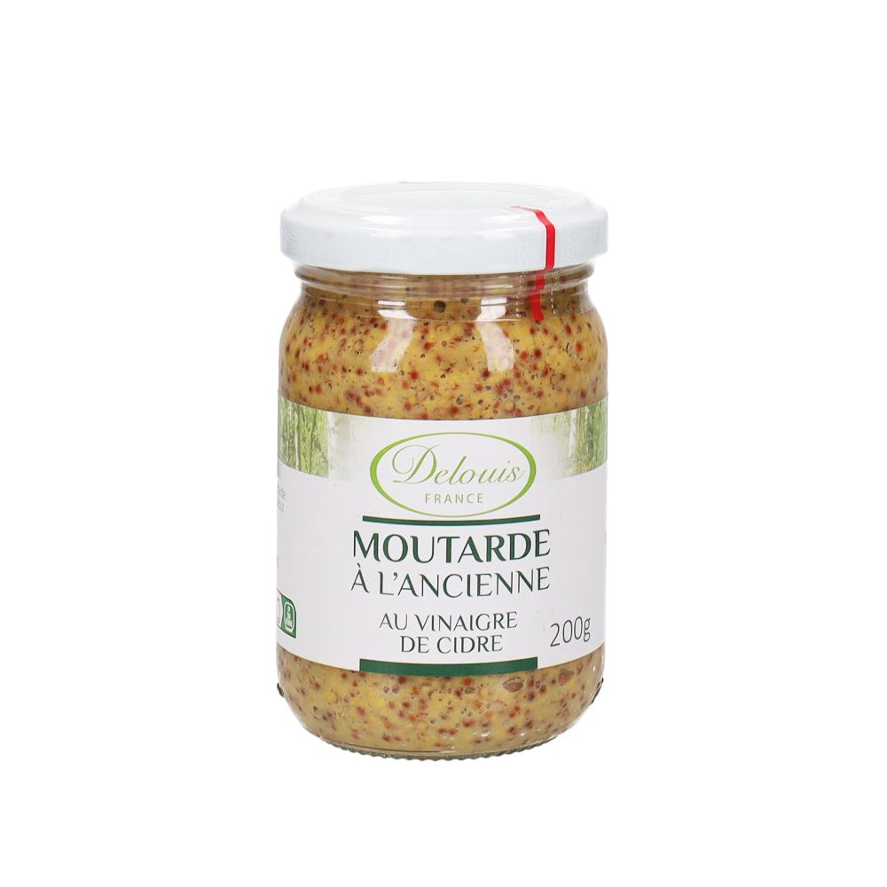 - Delouis Organic Vinegar Sidra Mustard 200g (1)
