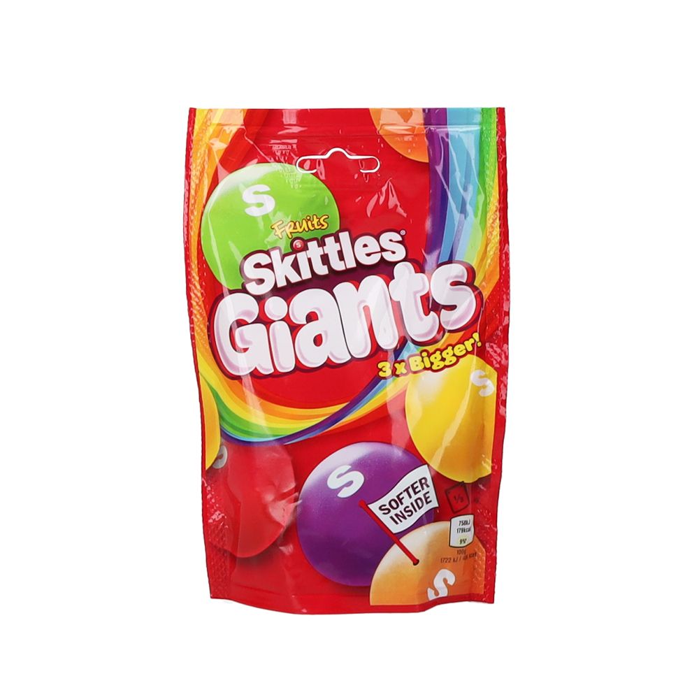  - Drageias Skittles Fruta Gigantes 132g (1)